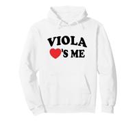 Viola Loves Me Retro Name Felpa con Cappuccio