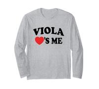 Viola Loves Me Retro Name Maglia a Manica