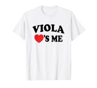 Viola Loves Me Retro Name Maglietta