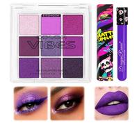 Viola Matita occhi Waterproof,Viola Mascara in 5D,Trucco Gotico Halloween | Viola Matita occhi,Viola Mascara,Eyeliner ViolaMat Girevole,5D Mascaras Spesso Waterproof,Trucco Gotico Halloween,per Cosplay
