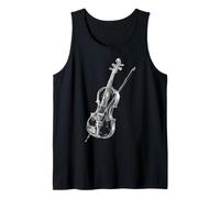 Viola Music Instrument Disegno Grafico Opere d'Arte Canotta