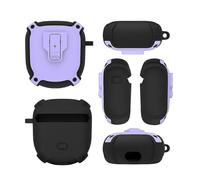 (Viola) Per Bose QuietComfort Earbuds Custodia protettiva divisa