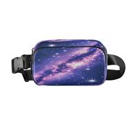 Viola Romantico cielo stellato Universo Trendy Running Belt Bag Marsupio per donne uomini piccolo con cinghia regolabile per allenamento corsa escursionismo accessori para correr mujer