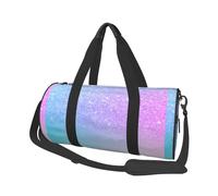 Viola rosa Glitter Ombre sfumatura blu, Borsone da viaggio di grande capacità Borsa rotonda Borsa da viaggio sportiva Borsa da viaggio Borsa da fitness