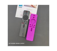 (VIOLA SCURO) Custodia protettiva in silicone alla moda per telecomando Xiaomi Mi Box S/4x, morbida e antiurto