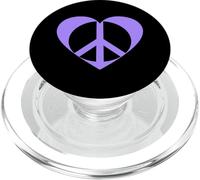 Viola Segno di Pace Cuore PopSockets PopGrip per MagSafe