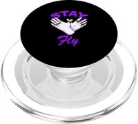 Viola Stay Fly Viola Grafica PopSockets PopGrip per MagSafe