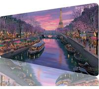 Viola Tappetino Mouse xxl 1200x600x3mm Tappetino Mouse Gaming Via D'Acqua Proteggi Scrivania Impermeabile e Antiscivolo Scrivania con Base In Gomma Antiscivolo Decorazioni Natalizie la Stanza N1-910