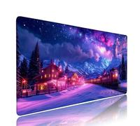 Viola Tappetino Mouse xxl Gaming Accessori Sottomano Scrivania Grande Tappetino Mouse e Tastiera Sogno Accessori pc 500x250x3mm Ufficio Desk Mat, con Base in Gomma Impermeabile e Antiscivolo d-979