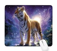 Viola Tappetino per Mouse Piccolo 340x280x3mm,Gaming Mouse Pad animale,con Base in Gomma Antiscivolo,Mousepad con Bordi Cuciti,per Mouse Senza Fili,Laptop,Ufficio Casa,Lavabile,Regalo per Uomo D-157