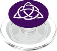 Viola Triquetra Trinità Simbolo Celtico Nodo Sfacciato Strega PopSockets PopGrip per MagSafe