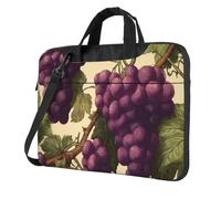 Viola Uva Sulla Vite Borsa Per Laptop Laptop Case 15.6 Pollice Borse Del Computer Imbottito Della Copertura Del Manicotto Per Le Donne Uomini