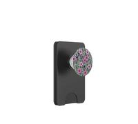 Viola Verde Rosa Floreale Motivo Floreale Morbido Fiore PopSockets PopWallet per MagSafe