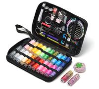 VIOLA, Zig Zag Kit Cucito Premium, 178 Accessori per Cucire, Set Cucito da Viaggio Completo, Astuccio per Orlo e Rammendo Principianti, 24 Rocchetti Filo, Bottoni, Spille, Aghi, Apriasole