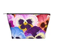 Viole del pensiero, Borsa da toilette Borsa per trucco Borsa per cosmetici Borsa da toilette da viaggio portatile