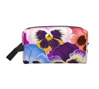 Viole del pensiero, Borsa per il trucco Borsa per cosmetici Borsa da viaggio portatile da viaggio Borsa per trucco Organizer