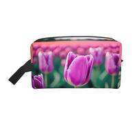 Viole Tulipani Cosmetici Borse Per Le Donne Piccola Borsa Di Trucco Per La Borsa Per Il Trucco Della Borsa Di, Tulipani viola, Taglia unica