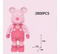 Violenza Orso Building Block Giocattolo Altezza Belle Particelle Assemblaggio Fa