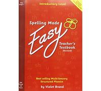 Violet Brand Spelling Made Easy Revised A4 Text Book Introductory Le (Tascabile)