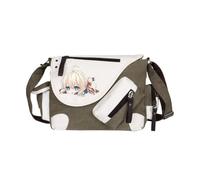 Violet Evergarden Anime, borsa a tracolla da donna, con tracolla larga, per lavoro, shopping, viaggi, Modello 09, 36x11x26cm