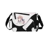 Violet Evergarden Anime, borsa a tracolla da donna, con tracolla larga, per lavoro, shopping, viaggi, Modello 01, 36x11x26cm