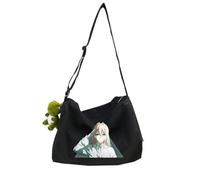 Violet Evergarden Borsa a tracolla anime carino borsa a tracolla 30 * 20 * 20 cm borsa da viaggio in tela borsa a tracolla adolescente grande capacità borsa, Nero Tipo 6, 30*20*20CM