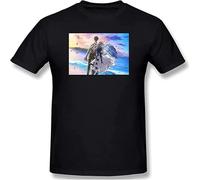 Violet Evergarden Fashion T Shirt Graphic Unisex Tee Black XXL