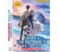 Violet Evergarden (Vol.1-13 & 2 Movies & OVA) Anime DVD [Dub inglese]