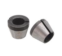 Violiica 2/5pcs 6mm Router Bit Collet Chuck Adapter per Taglio e Incisione Macchine, In Acciaio Al Carbonio Conversione Mandrino