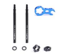 Violiica 45Mm E 80Mm Metallo Per Bicicletta Pneumatico Estensione Ugello Per Valvola Francese Con Chiave E Rondelle Per Facile Gonfiaggio