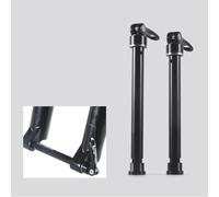 Violiica Asse passante per bicicletta, 15 mm x 145/155 mm, per RockShox Maxle, forcella anteriore in lega di alluminio, sgancio rapido, distanza 100/110 mm, nero
