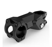 Violiica Attacco manubrio per bicicletta, lunghezza 140 mm, corsa 30 mm, per forcella senza filettatura da 28,6 mm e manubrio da 31,8 mm, con 3 molle regolabili, nero