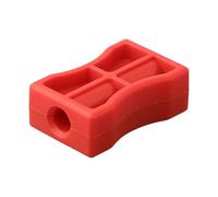 Violiica Attrezzo per inserimento perno freno idraulico per bicicletta, per Shimano, blocco di montaggio del tubo, ABS rosso, set da 2 pezzi