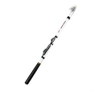 Violiica Canna da pesca pieghevole da viaggio in fibra di vetro Design sezionale Palo d'acqua dolce salata 1.5-2.4M (B)