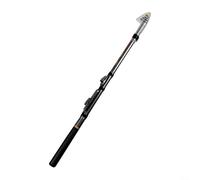 Violiica Canna da pesca pieghevole in fibra di vetro di viaggio Design sezionale Palo d'acqua dolce salata 1.5-2.4M (D)
