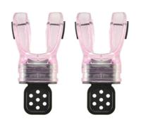 Violiica Confezione da 2 bocchini modellabili per immersioni subacquee, in silicone alimentare, doppia anti-perdite, per la maggior parte dei regolatori ARA standard, 5 colori (opzionale)