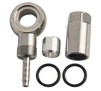 Violiica Connettore ad ago per olio a 5 fili in acciaio inossidabile per Shimano Slx Xt Xtr Zee Saint Bh90 idraulico freno a disco bicicletta argento