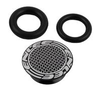 Violiica Copertura antipolvere per pedivella per bicicletta in lega di alluminio per guarnitura integrata cava, 25,9 x 19,8 mm con anelli da 18 mm/20 mm, installazione senza attrezzi