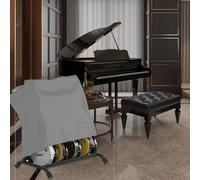 Violiica Custodia per supporto per chitarra sicura, materiale impermeabile, previene l'umidità e la polvere per chitarre acustiche, Come da immagine, Grigio