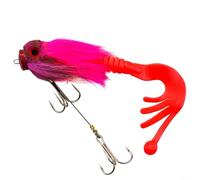 Violiica Esche realistiche per la pesca del ratto d'acqua con il perno di bloccaggio di disegno 24cm esca del silicone per la pesca in mare (D)