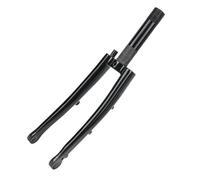 Violiica Forcella anteriore in fibra di carbonio da 74 mm per Brompton pieghevole per bici, per pneumatici da 16 pollici 13/8 114, ammortizzatore per freno a disco per forcella della bicicletta, 245 g