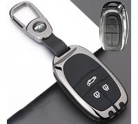 Violiica In lega di zinco chiave a distanza guscio per Ldv D90 3 pulsanti chiave fob sostituzione guscio chiave auto con cintura e chiave per anello