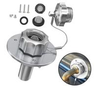 Violiica Ingresso dell'acqua della città del camper con la valvola di ritegno 3/4 "Ght e 1/2" Npt Thread Collegamento dell'acqua di Rv dell'acciaio inossidabile per il camper e il rimorchio