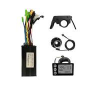 Violiica Kit controller per bici elettrica a onda sinusoidale da 24-48 V 26 A con display S866, acceleratore e 8 PAS per motore da 500 W 750 W, per sistemi da 36 V 48 V