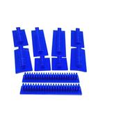 Violiica Kit di riparazione ammaccature per auto, 10 pezzi, con linguette estraibili per danni da grandine, supporto esterno, colore blu