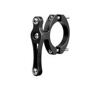 Violiica Lega di alluminio Per Bike Water Bottle Cage Holder Clip Per Montagna E Strada Per Bicicletta Reggisella Monte Adattatore Nero