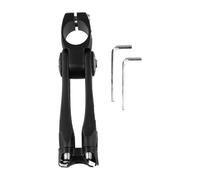 Violiica Manubrio regolabile da 31,8 mm per forcella da 28,6 mm, lunghezza 90-145 mm, angolo ± 85°, lega di alluminio CNC, per la maggior parte delle biciclette