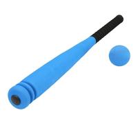 Violiica Mazza da baseball per bambini in spugna per softball, leggera e sicura, con schiuma EVA e anima in PVC, include baseball, rosso/blu/giallo