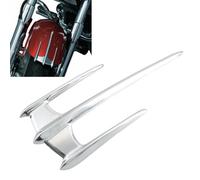 Violiica Parafango anteriore per moto, per modelli V-Star 650/1100/1300, Roadliner/Stratoliner, YZF-R1/R6, GSX-R, Honda CBR/GL/VT/VTX, in plastica ABS cromata con retro adesivo