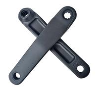 Violiica Per Bafang e per Tongsheng Per Motore Della Bicicletta Pedivella Bracci 10Denti Splines 170Mm Lunghezza Nero Lega di Alluminio Isis E Bni Isis Compatibile